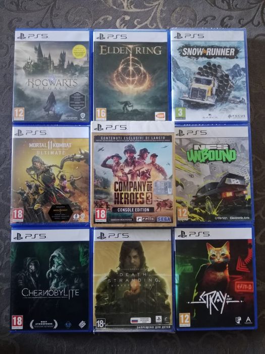 Продам игровые диски для ps 5 ps4 Xbox