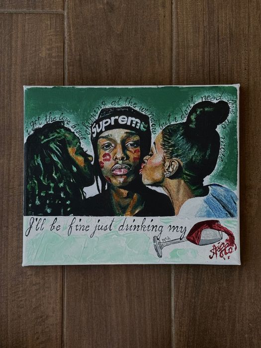 Рисунка на asap rocky