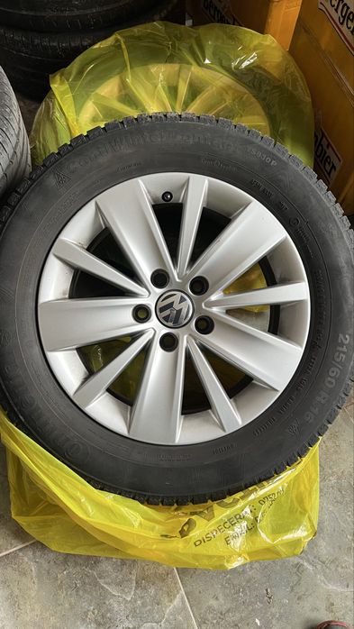 Roti 5x112 iarna volkswagen sharan, touran, tiguan 215 60 R16