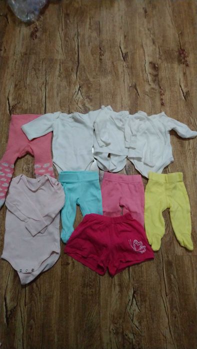 Lot haine fetite 56 62 68 74 80, 0-1 an, in stare f buna