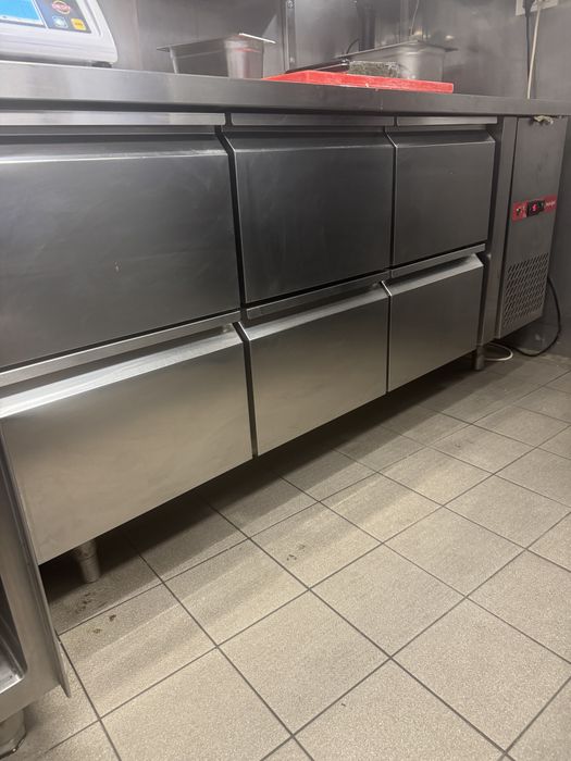 Masa frigorifica profesionala inox 6 sertare