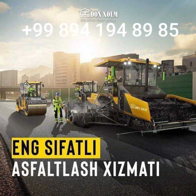 Sifatli asfalt xizmati