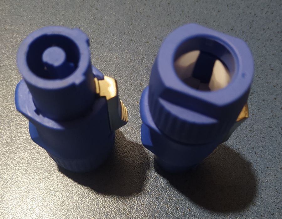 Powercon штекер (папа)