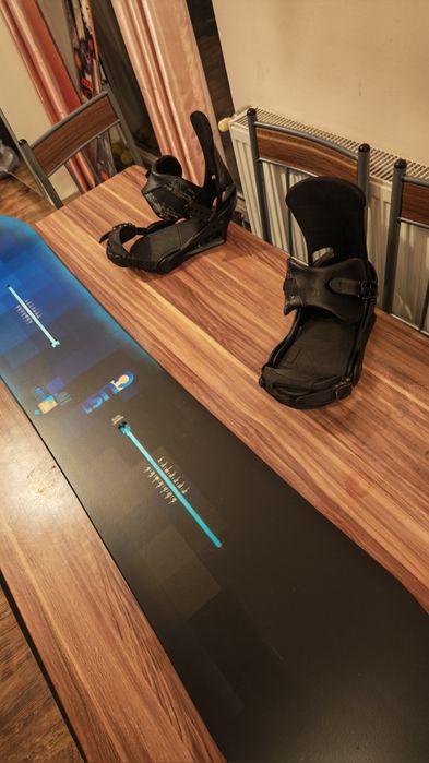 Placa Snowboard Burton Custom 158W cu legaturi Legaturi Burton Custom
