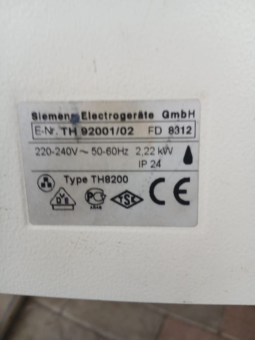 Uscător mâini cu aer cald Siemens