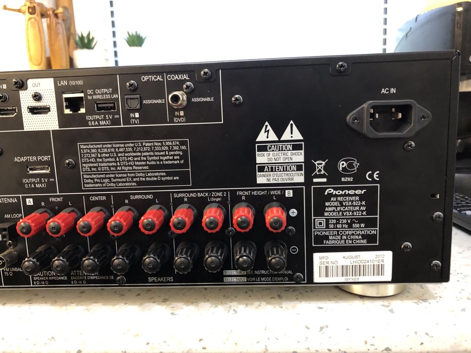 Pioneer VSX-922 resiver