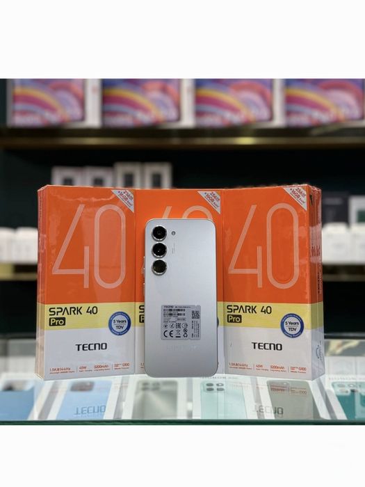 Tecno SPARK 40 Pro 2026 New Super Skidka+Garantiya+Dastavka