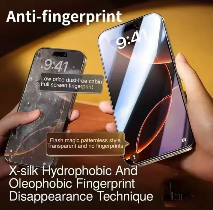 ТОП КАЧЕСТВО  Стъклен протектор за iPhone 16 pro