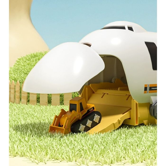 Avion de Jucarie 2 in 1 - Demontabil, Model Constructii, mini Vehicule