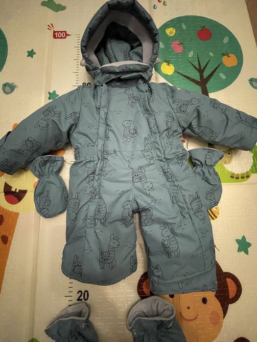 Детский зимний комбинезон