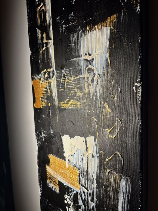 WHY – triptic abstract acrilic pe pânză