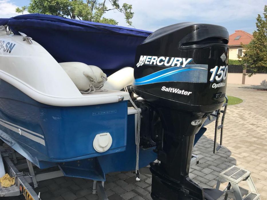 Barca Quicksilver QS 600 Commander+motor Mercury 150CP+peridoc