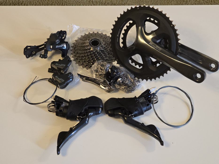 Shimano Tiagra  Hidraulic disc groupset 2x10 viteze bicicleta cursiera