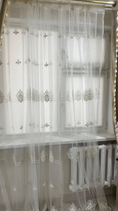 Шторы с тюлом 6000 тг