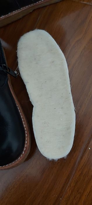 cizmulite Rap, imblanite lana merinos in interior