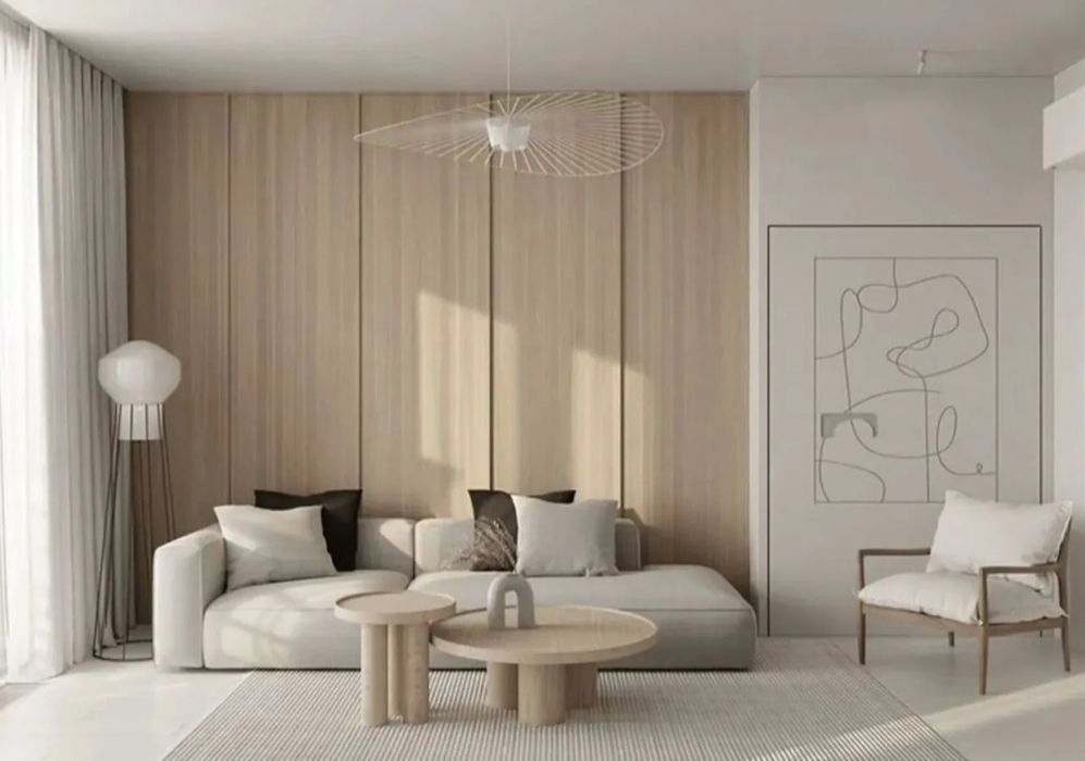 Монтаж стеновых бамбуковых панелей