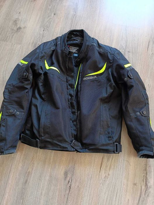 Текстилно Мото Яке - Modeka Black/Yellow
