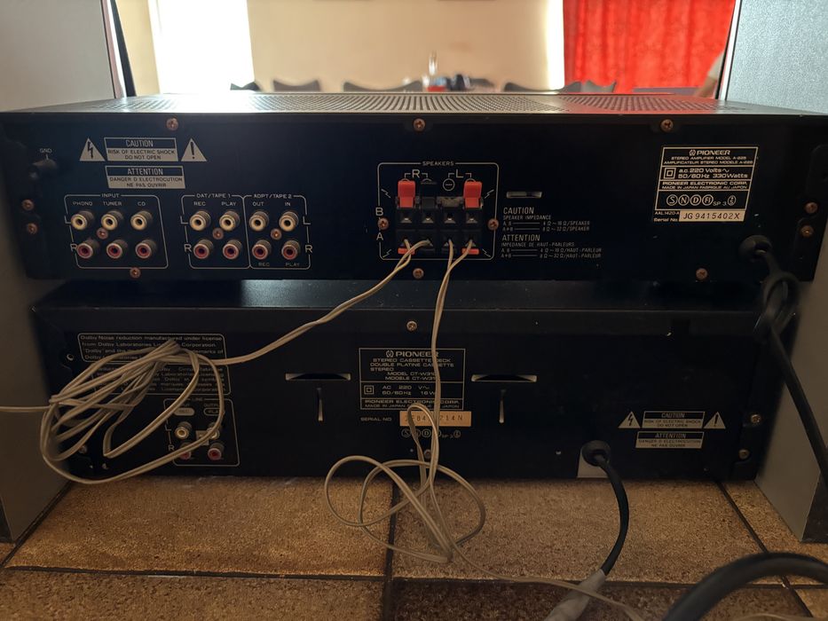 Linie Audio Pionner+boxe Sony 80watt