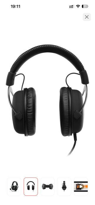 Наушники HyperX Cloud II KHX-HSCP-RD серые