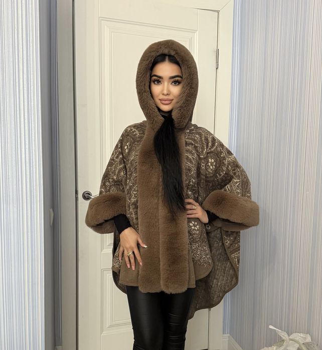 Модное пончо onesize