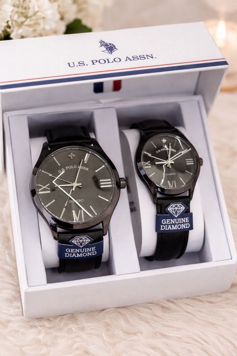 Парные часы Polo с бриллиантом