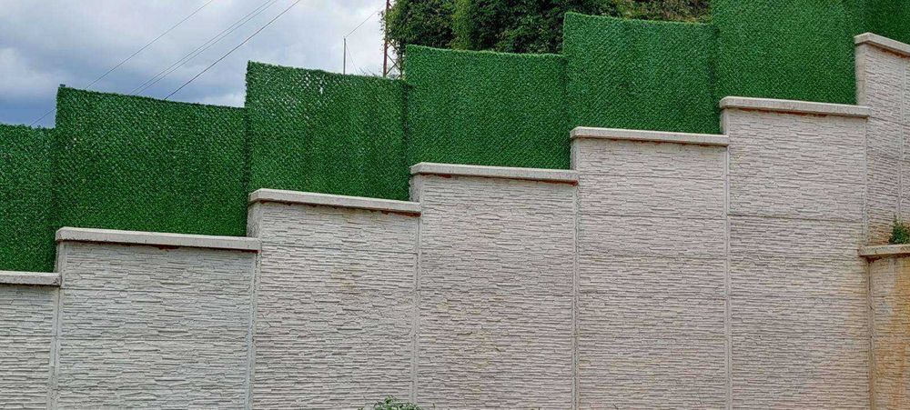 Мрежа с декорация - Green Grass - много високо качество, с UV защита