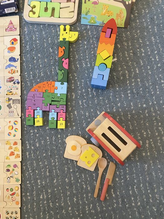 Lot Jucarii lemn copii