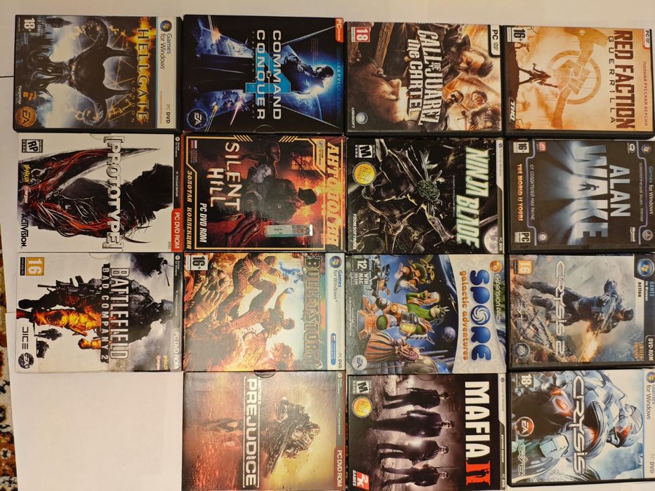 Продам игровые диски на ПК