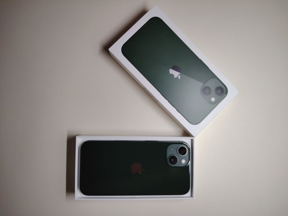 iPhone 13 128GB Verde • Full box • Sanatatea bateriei 78%