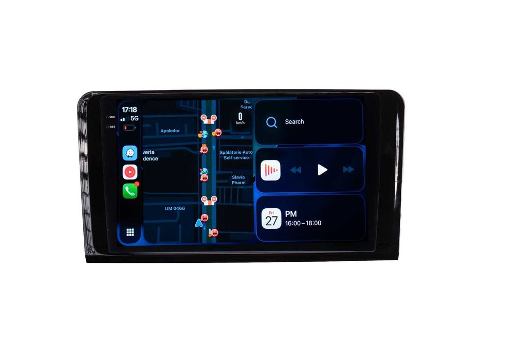 Navigatie Mercedes ML W164 Android 14 , Carplay Android Auto , Camera marsarier