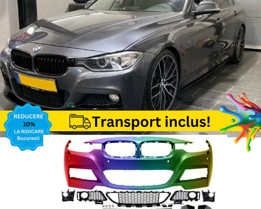 Bara fata M-Tech BMW Seria 3 F30 F31 Negru Gri Albastru Maro Rosu Alb