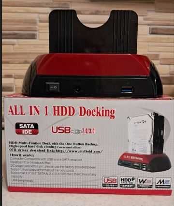 Docking Station HDD/SSD Universal All-in-One 875U3 – USB 3.0, SATA, IDE