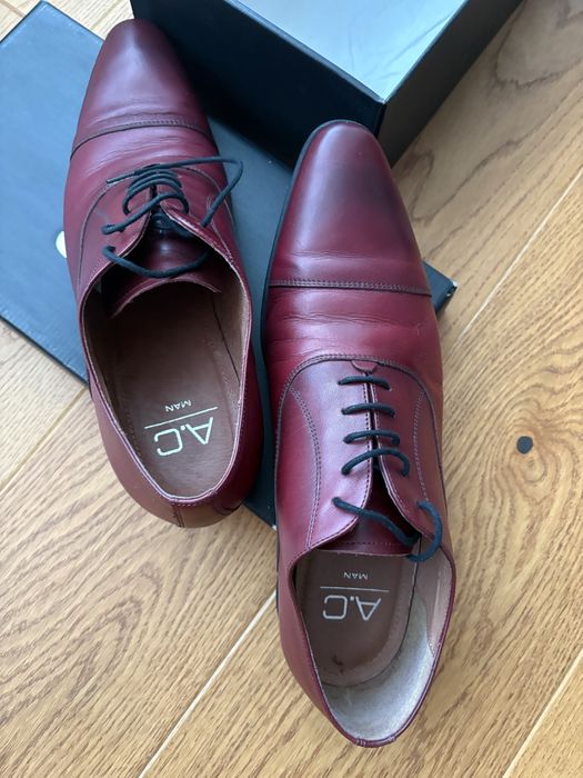 Pantofi barbati burgund AC