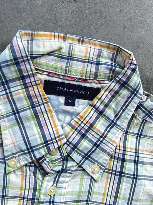 Cămașă originala Tommy Hilfiger M-L mânecă scurta