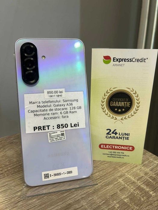 (AG42) Samsung Galaxy A36 b13617 - Garantie 2 ani!