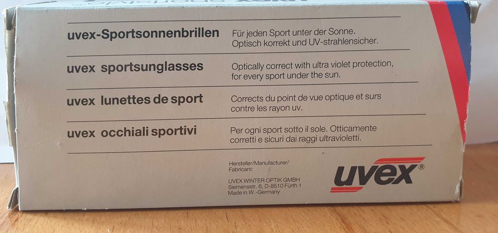 Използвани Панорамни слънчеви очила UVEX SNOSUN - Черни