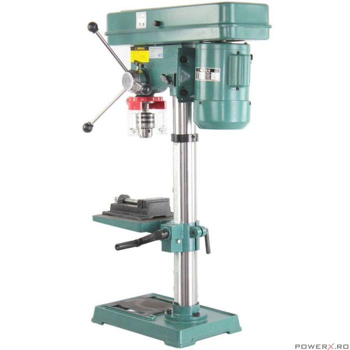 Masina de gaurit fixa cu coloana, de banc, 1450 W, 12 viteze, Kraft