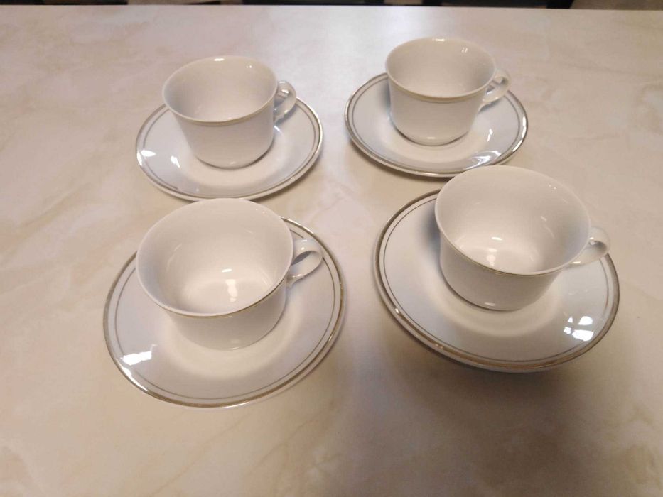 Сервизи/комплекти БГ порцелан  двоен златен кант