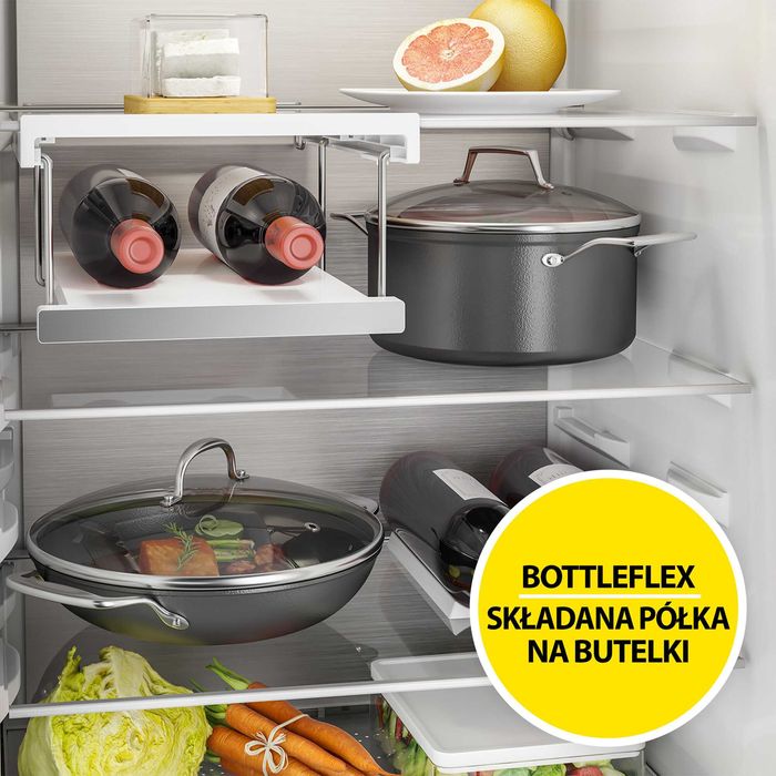 Нов инверторен хладилник с фризер BEKO bPro500 B5RCNA406HXB3 с функция No Frost и HarvestFresh AeroFlow, 203.5 см,