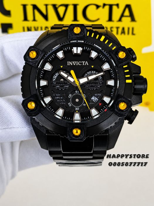 INVICTA Falcon Black Swiss 56 mm, Инвикта нов ръчен часовник