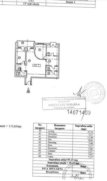 3 camere etaj 1 | Loc parcare | Doua bai | Herastrau - Sos Nordului