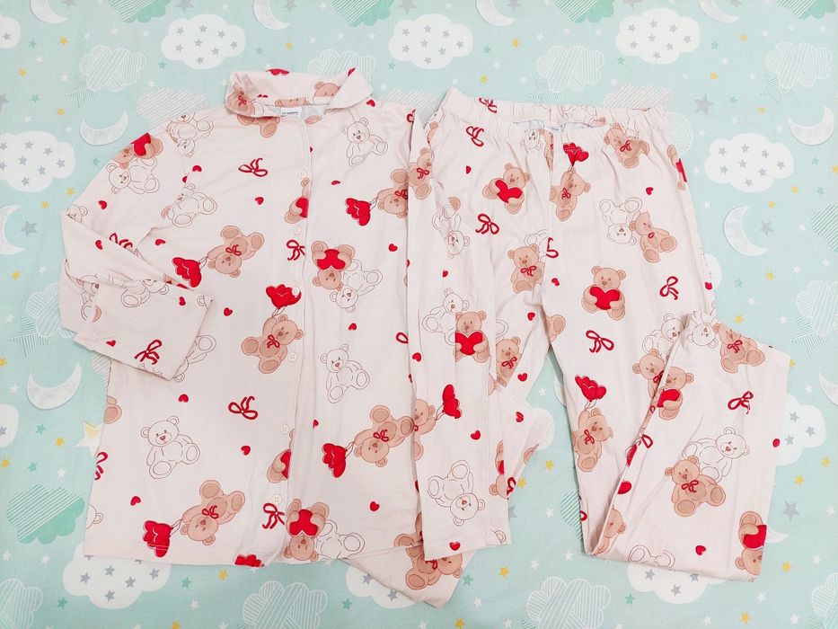 Set pijamale 2 piese, fată, 11 ani (mărime 146)