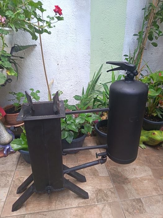 Sobă pe ulei ars 2in1 si de gatit si de incalzit