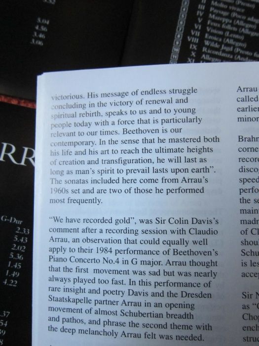 cadou deosebit Claudio Arrau AnniversaryTribute 10CD Germania 1991