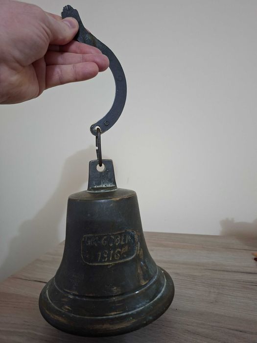 Clopot vechi alamă SK Goben 1916