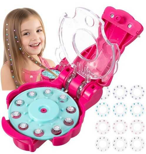 Машина за поставяне диаманти на коса и дрехи