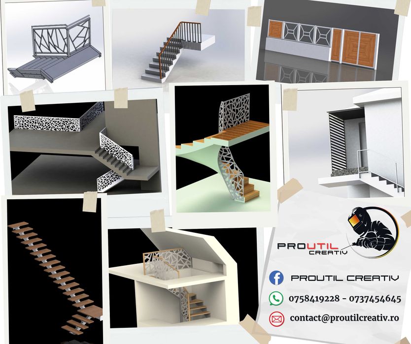 Confectii metalice moderne si personalizate OTEL-ALUMINIU-INOX-CORTEN
