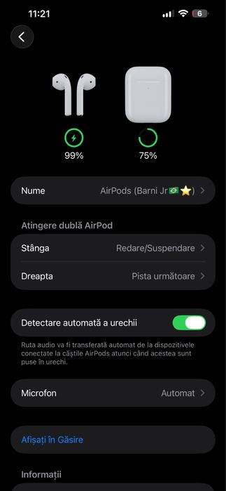 Casti apple airpods 2nd gen Originale