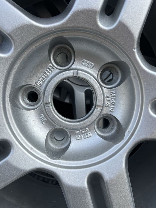 Jante aliaj 5x112mm, anvelope 225/50 R17, Audi A4 B6, B7, A6 C6, A3