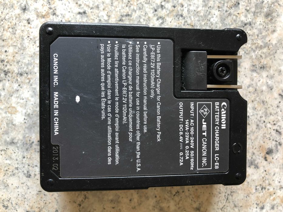 Зарядка Кэнон 600Д /650Д LP-E8 (Lc-E8) Оригинальная